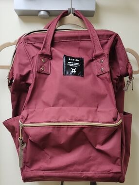 Burgundy Anello Backpack